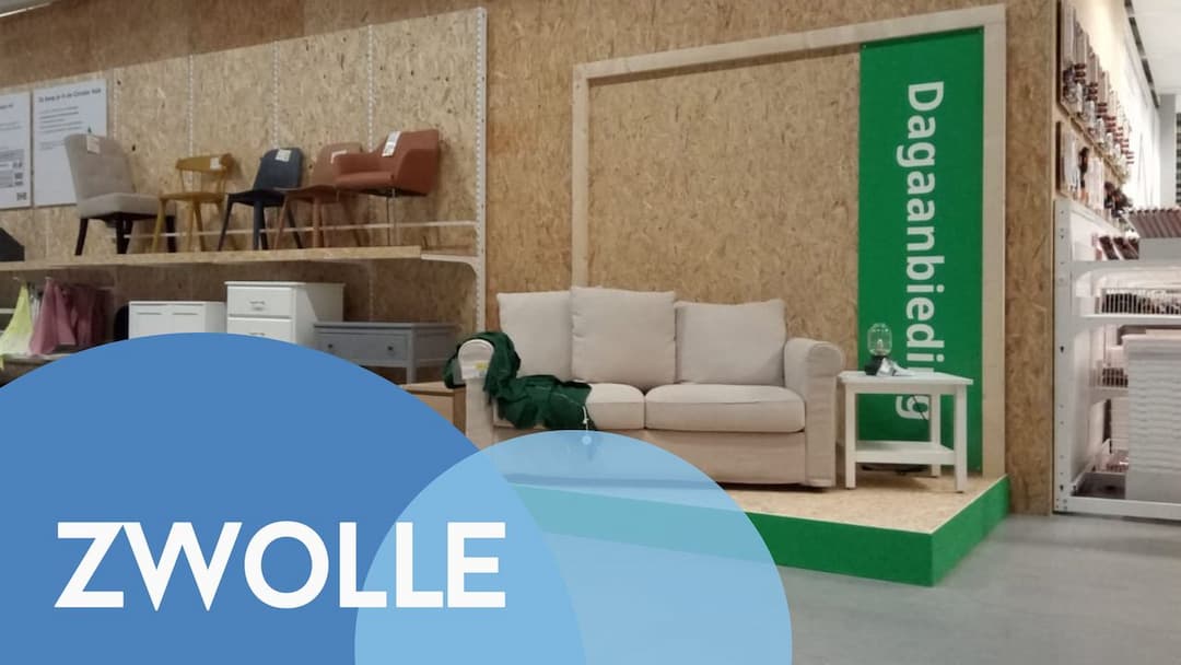 Aanpassing van de "koopjeshoek" voor Ikea Zwolle: volledig project afgerond